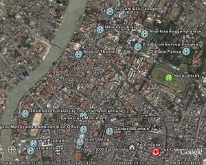 Map of Bangkok