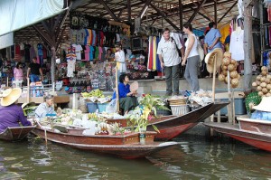 Bangkok floating market